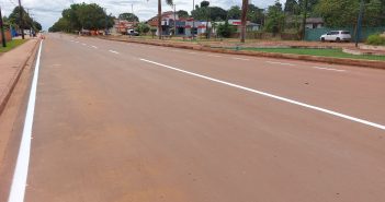 Prefeitura implanta sinalização horizontal nas ruas asfaltadas de Rurópolis